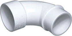 411-9120 St Ell 2 In Sweep - PVC FITTINGS